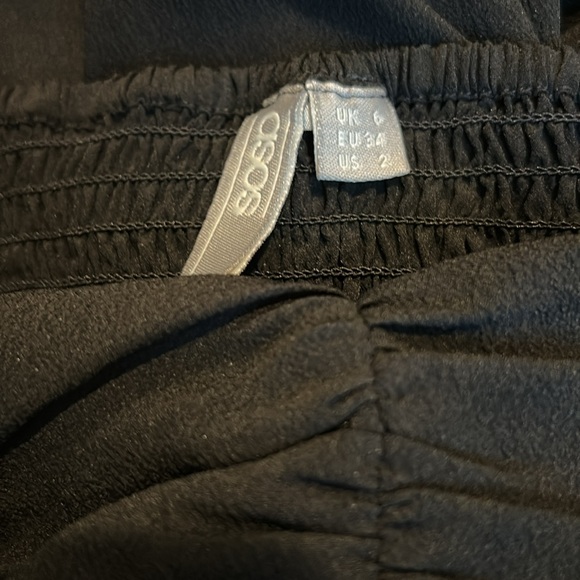 ASOS strapless black jumpsuit - Picture 3 of 3